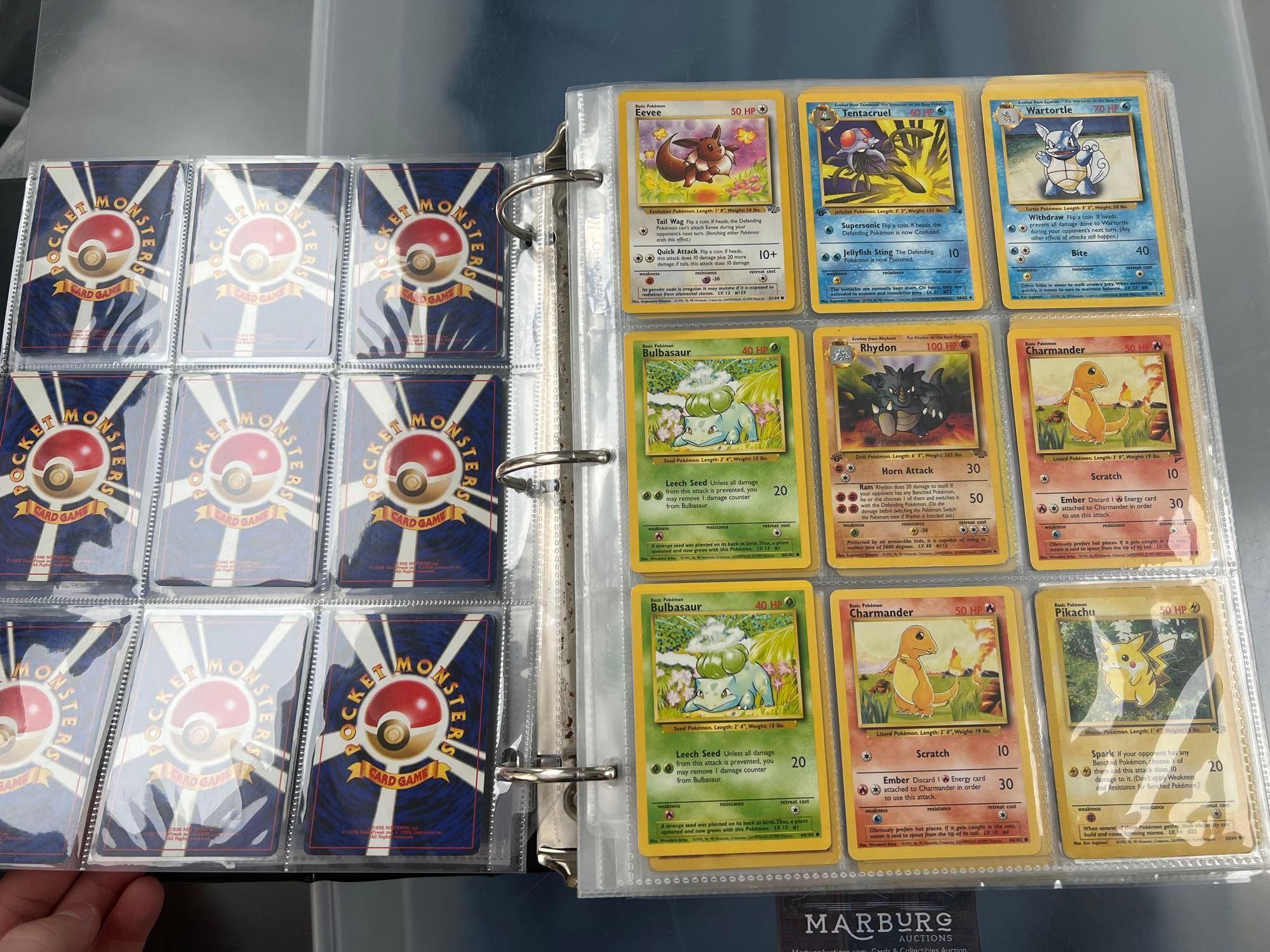 Massive 93-Page Binder Pokemon Cards, Mainly Old Sets, Charizard, First Editions, Shadowless