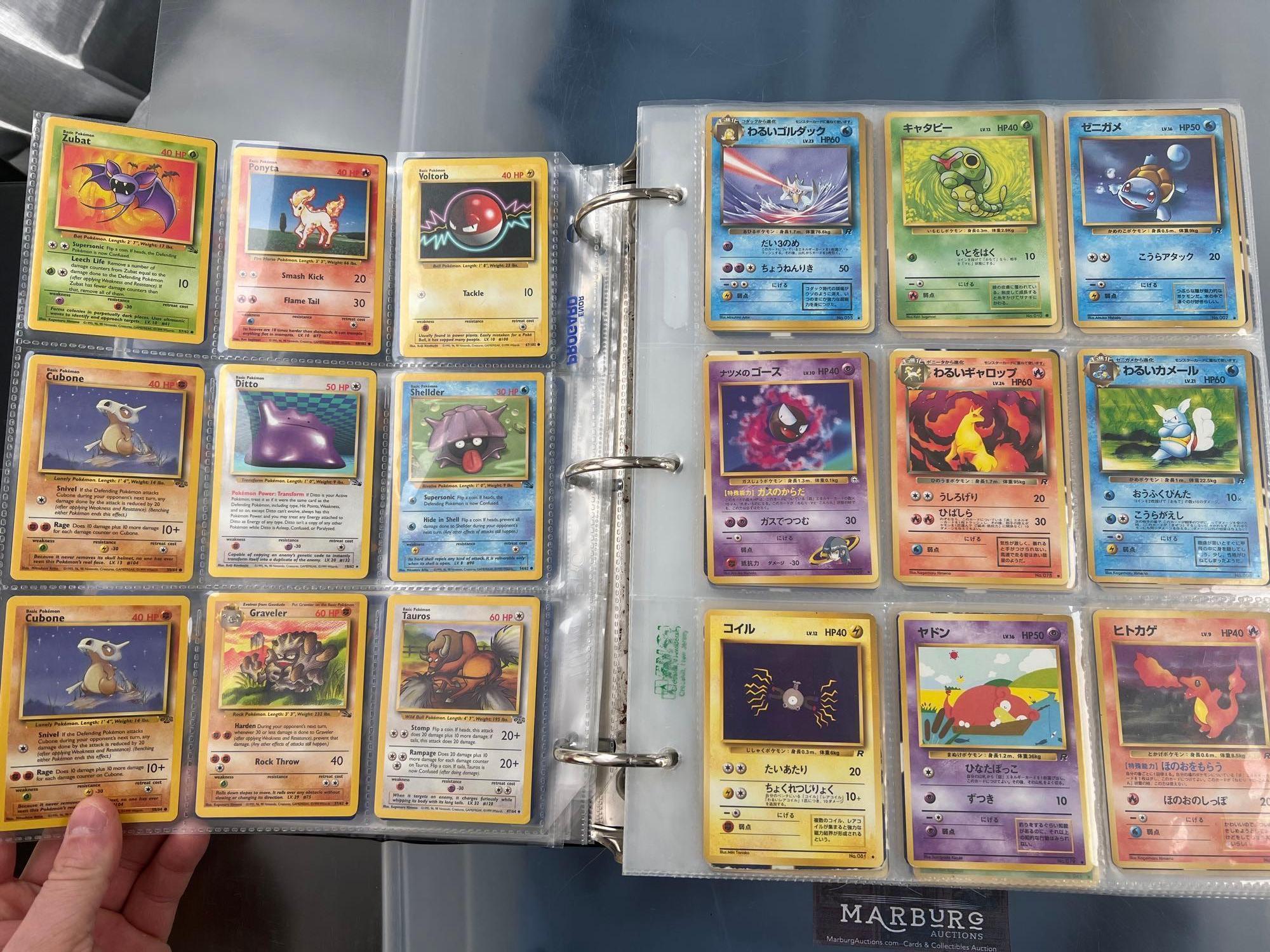 Massive 93-Page Binder Pokemon Cards, Mainly Old Sets, Charizard, First Editions, Shadowless