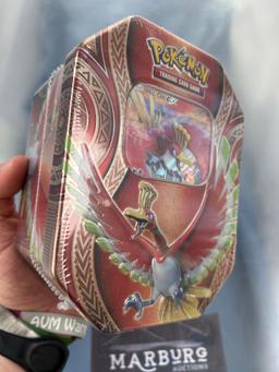 Sealed Pokemon Ho-oh Ho Oh GX Mysterious Powers Collector Tin (evolutions pack edition)