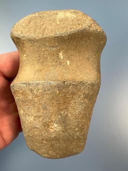 NICE 3/4 Groove 5 1/4" Axe, Found in Burlington Co, NJm, Ex: Dorothy Middleton Collection