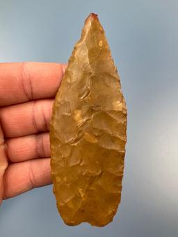 Stunning 4 1/2" Jasper Webb Complex Blade, Found in Great Meadows, NJ, Ex: Ershing of Newton NJ