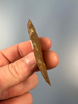 2 3/8" Jasper Bifurcate, Found in Maryland, Ex: Larson Purchased 9/26/95