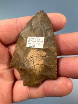 SUPERB 2 3/4" Jasper Lehigh, Variegations/Veins of Quartz/Chalcedony, Lancaster Co., PA ex: Tiffany