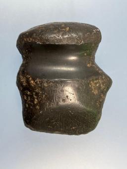 RARE Raised Ridge 3 1/8" Hematite Axe, Found in Ohio, Great Polish and Excellent Condition!