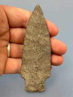 Classic 4" Bare Island Point, Found in Lancaster Co., PA, Nice Lower Susquehanna River Spear!