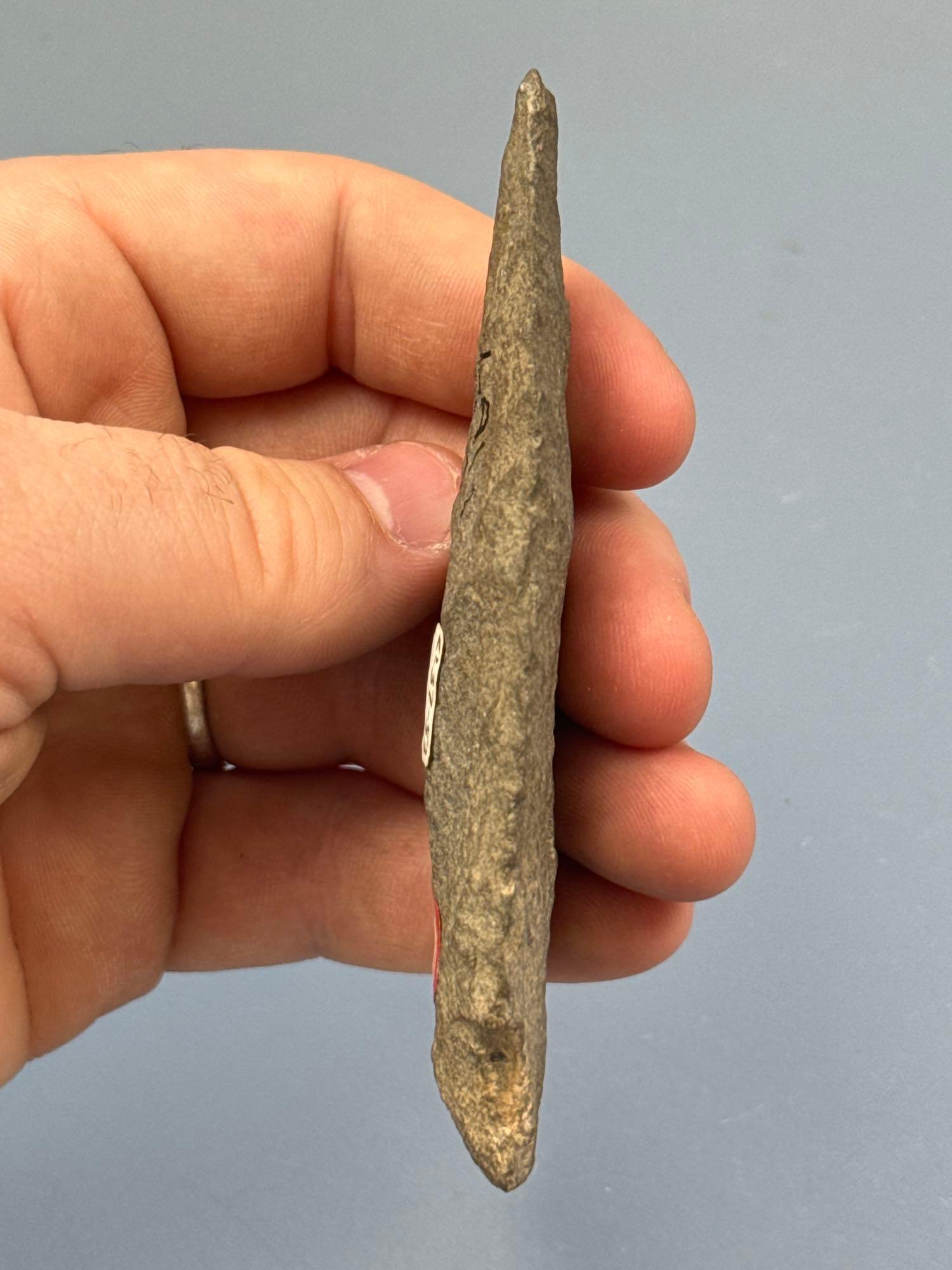 Classic 4" Bare Island Point, Found in Lancaster Co., PA, Nice Lower Susquehanna River Spear!