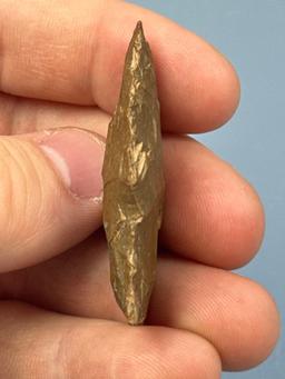 1 15/16" Fox Creek Jasper Point, Found in Pennsylvania, Ex: Raymond Lemaster Collection