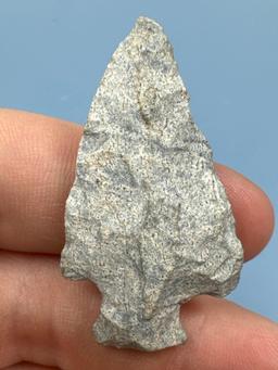 1 3/4" Rhyolite Perkiomen, Ex: Sonny Delong Collection Who Collected and Hunted Artifacts along the