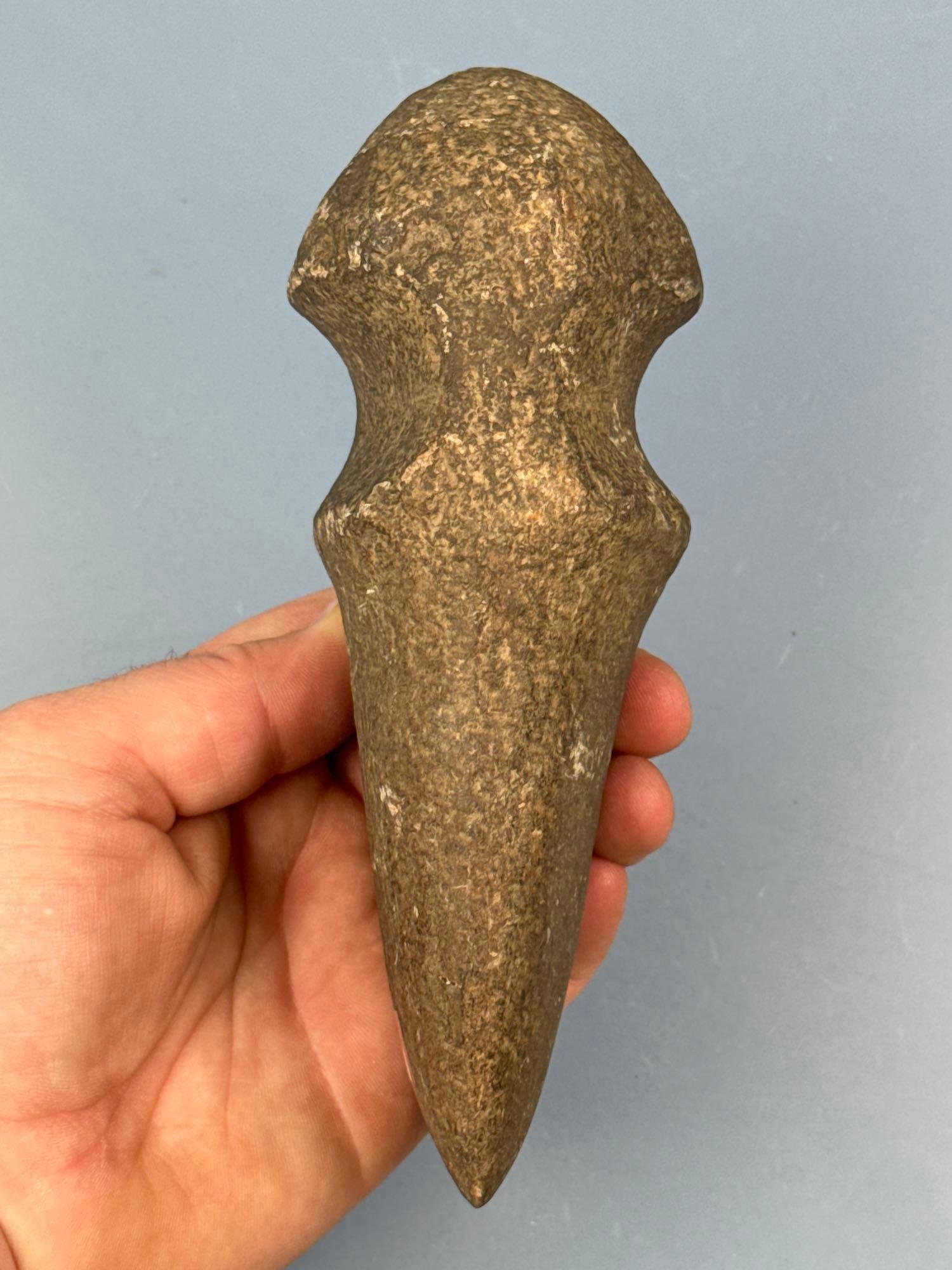 HIGHLY Stylized 6 3/4" Trophy Axe, Found in Ohio, Ex: Bob Sharp Collection, Walt completed a siding