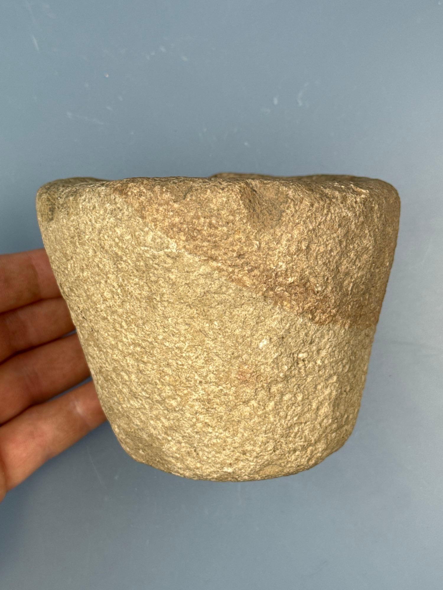 Pestle and Stone Mortar/Bowl, Found in Ross Co., Ohio, Set was Purchased for $25 in 1996 from Mr. Li