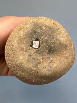 3 1/4" x 3 1/2" Clay Pottery Vessel, Found in New Mexico, Complete w/NO Restoration, Rare Piece
