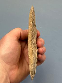 5 of 7 CACHE Sedalia Digger, 6 7/16", Burlington Chert, Found in Cooper Co., MO Near the Lamine Rive