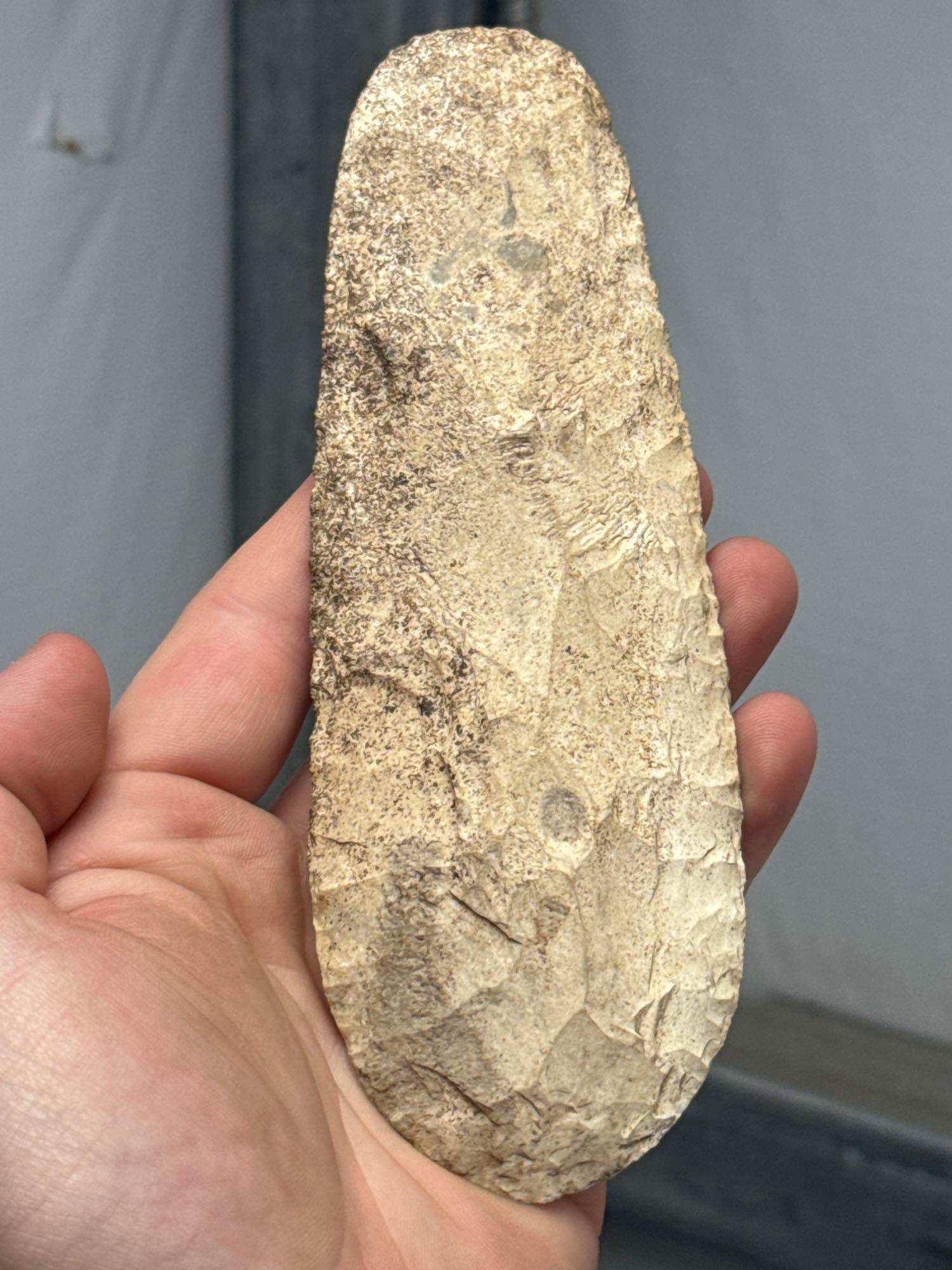 5 of 7 CACHE Sedalia Digger, 6 7/16", Burlington Chert, Found in Cooper Co., MO Near the Lamine Rive