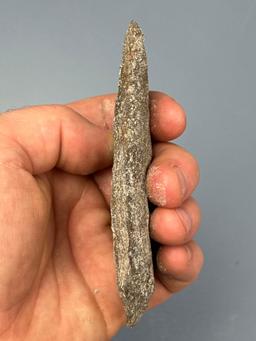 4 1/2" Patinated Morrow Mountain Point, Found in Kent Co., Maryland