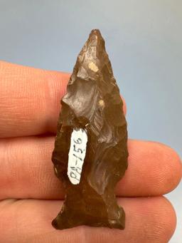 NICE 2" Jasper Orient Fishtail, Found in Pennsylvania, Ex: Lemaster Collection