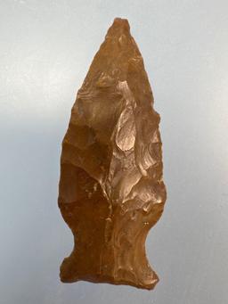 NICE 2" Jasper Orient Fishtail, Found in Pennsylvania, Ex: Lemaster Collection