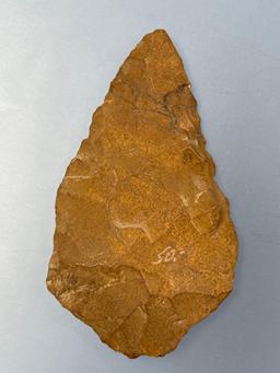 3 1/8" Jasper Lehigh Broadpoint, Found on the "School House Site" in New Jersey
