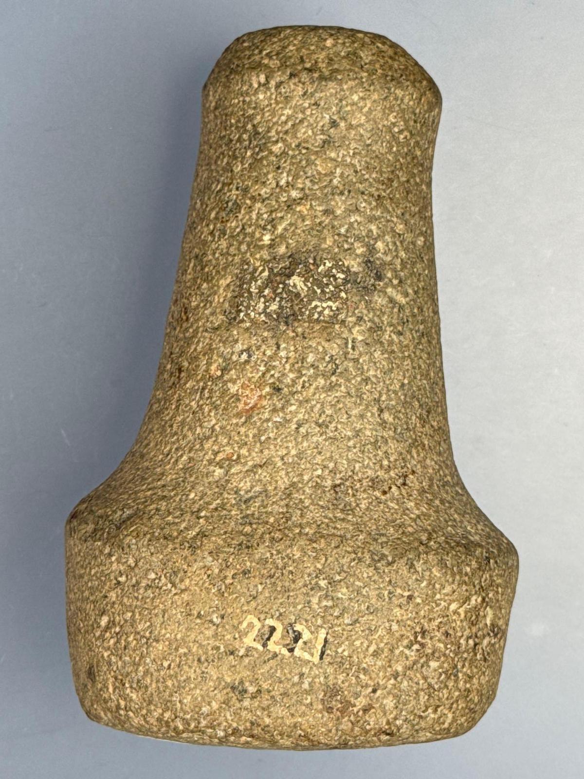 IMPRESSIVE 6" Highly Stylized Pestle, Found in Ohio, Purchased by Walt in 1998