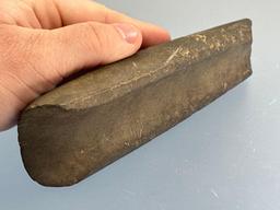 IMPRESSIVE 7 1/8" Polished Celery Stalk Gouge, Found in New York Purchased at a Conestoga Auction, O