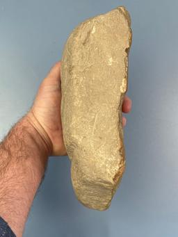 RARE 8 3/4" Pitted Anvil Stone (9 total), Found on Dark Moon Site, Green Township, Sussex Co., NJ by