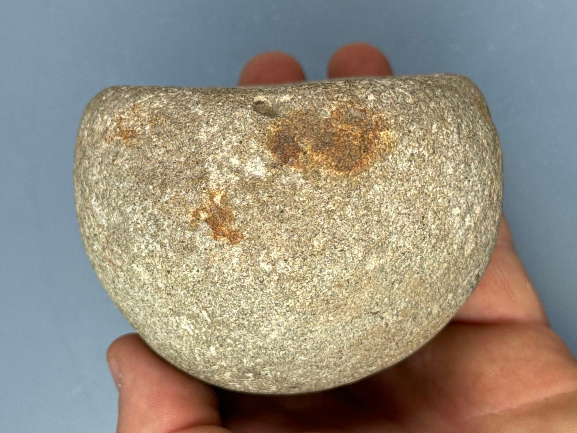 3" x 2 5/8" Stone Mortar, Found in Burlington Co., New Jersey, Nicely Made
