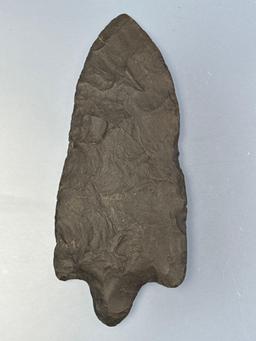 HIGHLIGHT Huge 7 1/8" Stemmed Spear, Found in New Jersey, Ex: Dick Savidge Collection, Originally Ca