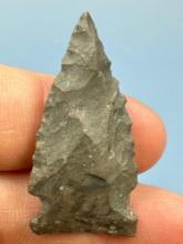 1 1/2" Chert Side Notch Point, Found in New Jersey