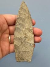 IMPRESSIVE 5 1/8" Lanceolate/Webb Complex Rhyolite Blade, Found n Broome Co., NY