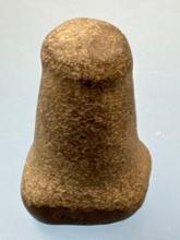 5" NICE Knobbed and Polished Bell Pestle, Found in Berks Co., PA, Excellent Example! Ex: Bob Sharp C