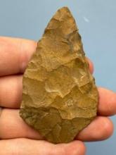 3 1/8" Jasper Lehigh Broadpoint, Found on the "School House Site" in New Jersey