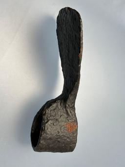 EARLY 7" Hand Forged Iron Hoe, Found in St. Ignance, Michigan, (Late 1600's-Early 1700's), Ex: David