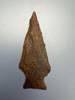 2 1/4" Susquehanna Broadpoint, Found in Broome Co., NY, Ex: Walt Podpora Collection