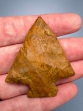 HIGHLIGHT Stunning 2" Perfect Jasper Perkiomen, Heat-Treated Tip, THIN, Found in Northampton Co., PA