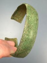 Impressive Bracelet, Labeled as Viking, w/Incredible Design, Measures 2 3/4", Ex: Hanning Collection