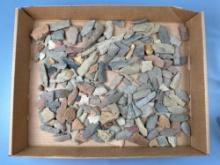 Large Box Lot of Site Material, Broken Points and Artifacts, Found in Mantua, Gloucester Co., NJ