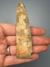 3 3/4" Side Notch Point, Found in Tennessee, Nice Sized Point, Ex: Tex Mulnite, Mulka Collection