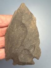 IMPRESSIVE 3 1/2" Corner Notch Point, Found in Jim Thorpe Area in Pennsylvania