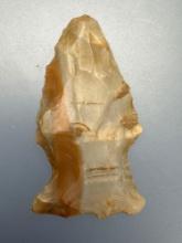 1 7/8" Flint Ridge Hopewell Point, Found in Wayne Co., Ohio