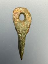 RARE 1" Celtic Axe Blade Pendant, Well-Made Example