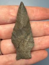 2 3/8" Chert Transitional Fishtail Point, Found in New York