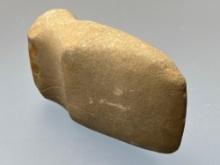 Quality 6 1/2" Sandstone 3/4 Grooved Axe, Found in Chester Co., PA, SITS ON END!, Ex: Cicero Collect