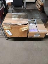 2 BOXES OF FOOD GRADE CONVEYOR BELTING AND SPROCKETS