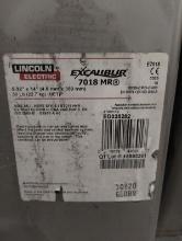 3 CANS OF LINCOLN ELECTRIC WELDING ROD ED028282 - EXCALIBUR 7018 MR
