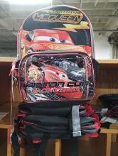 LOT OF 4 NEW DISNEYS CARS LIGHTNING MCQUEEN BACKPACKS WITH LUNCH TOTE