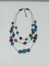 Vintage Glass Bead Necklace