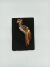 Exotic Handmade Bird Brooch