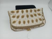 60's Fold Over Beaded Clutch