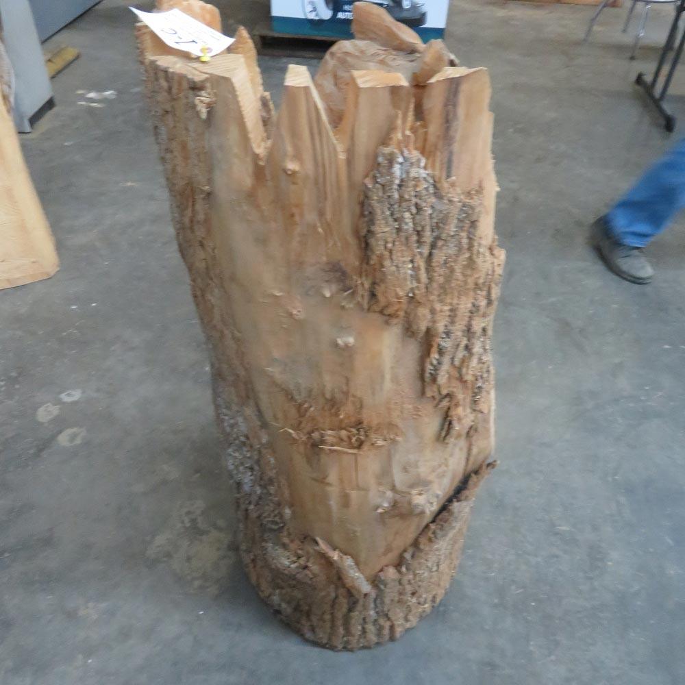 42" Wooden Chainsaw Carved Owl