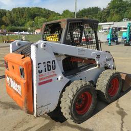 Bobcat S160 Turbo Skid Steer w/GP Bucket 2966 Hrs., S/N 526715503