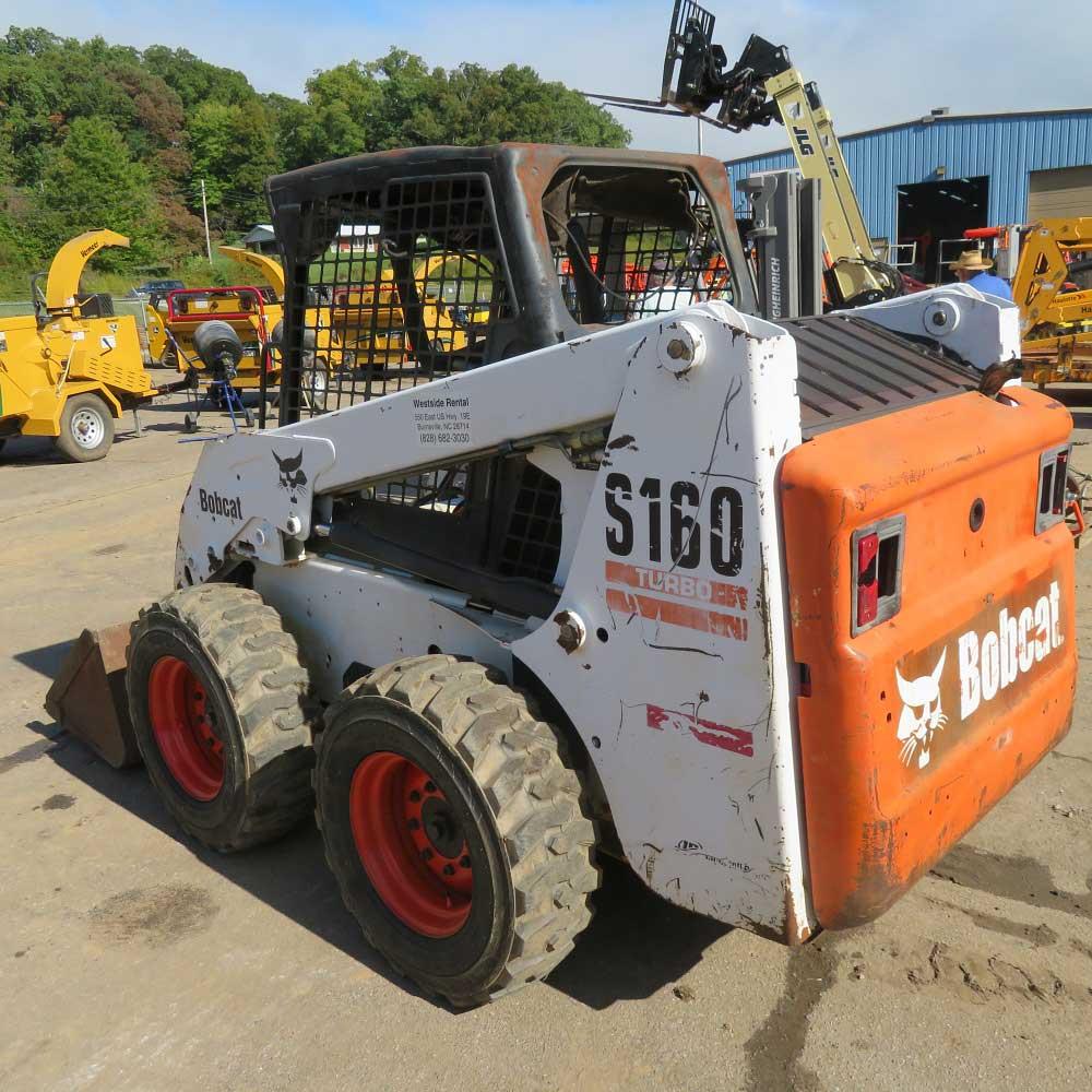 Bobcat S160 Turbo Skid Steer w/GP Bucket 2966 Hrs., S/N 526715503